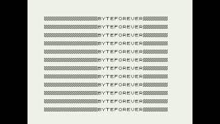 ZX81 1K byteforever demo