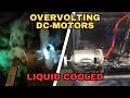 Overvolting DC-Motors. Testing your suggestions! Water, oil, gasoline, overloading & more! With RPM
