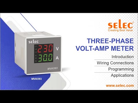 Selec mva593 volt ammeter