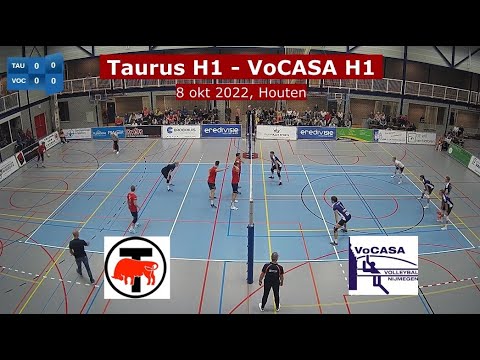 2022-10-08 Taurus - VoCASA (samenvatting, 15 min) Eredivisie Heren Volleybal