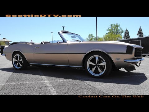 Unveiling Sherri's Golden LS3 '68 Camaro Convertible: A Masterpiece by Nichol's Paint & Fab!