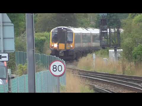 South Western Railway Class 444 038 passing Wool for London Waterloo