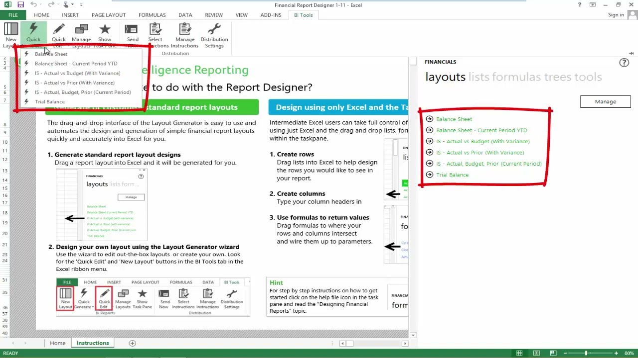 Sage Intelligence Standard Reports