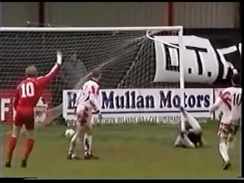 Omagh Town 1 Portadown 2 - IPL 20/04/02