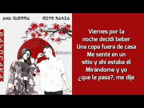Ana Guerra,Mike Bahía - Sayonara (Letra)