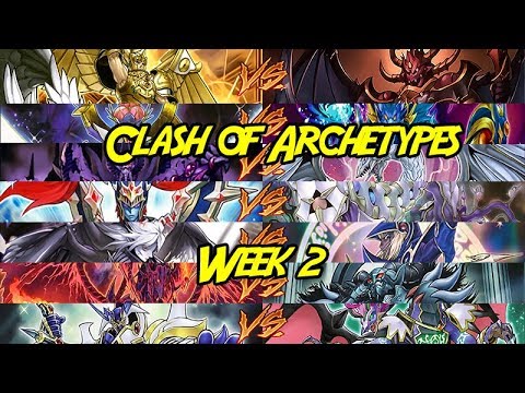 YGOPro Duels | Lightsworn vs Burning Abyss, RedEyes vs Monarch and more | Clash of Archetypes-Week 2