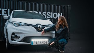 Držák SPZ s LED osvětlením Strands E-LINE DUO BLACK, 9-36v, 110w, 9000Lm