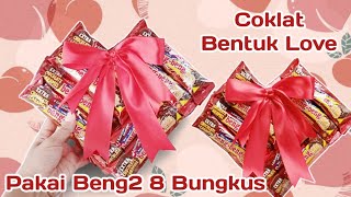 Download lagu beng-beng bentuk love | kado viral coklat bentuk love | buket love hadiah valentine mp3