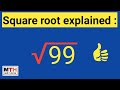Square Root Of 99 99 Explained Root 99 Sqrt 99