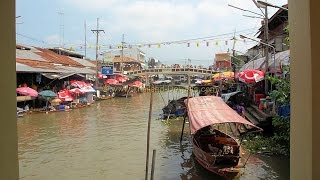 preview picture of video 'Amphawa Floating Market, Samut Songkhram, Thailand. ( 2 )'