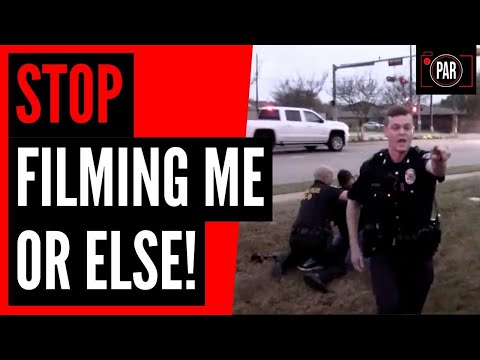 Cops told him the First Amendment doesn't apply, then they arrested him to prove it.
