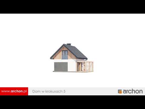 Dom w krokusach 5 – Mały, wygodny domek letniskowy I ARCHON+ Projekty Domów