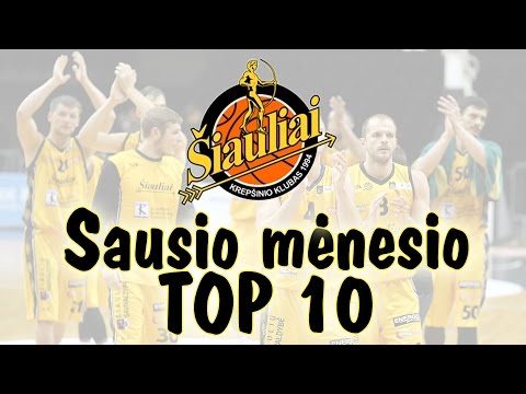BC "Šiauliai" Top-10 (2016 m. sausis)