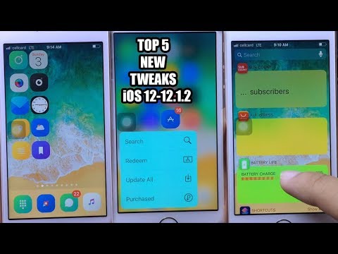 Top 5 *NEW* Cydia Tweaks Compatible iOS 12-12.1.2 (UnC0ver Jailbreak)
