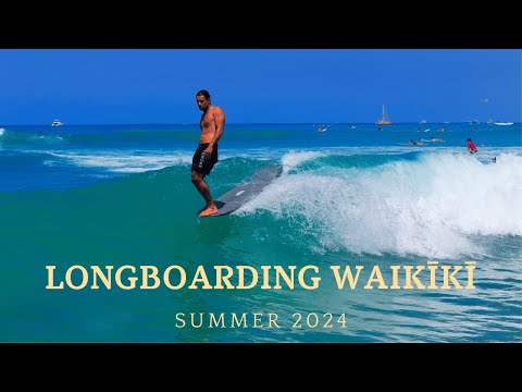 Longboarders Surf Waikīkī Swells | Kai Sallas, Keani Canullo, Sophia Culhane, Kelis Kaleopaʻa & more
