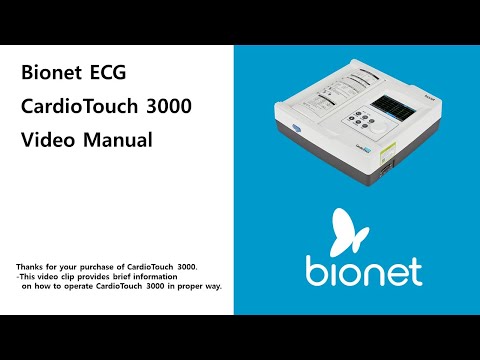 Bionet cardiotouch 3000 ecg machine
