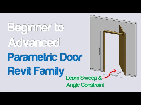 4.Simple Revit Parametric Door Family