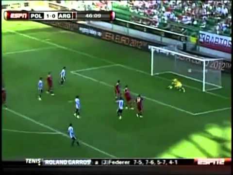 Polonia 2 - Argentina 1 Gol de Marco Ruben