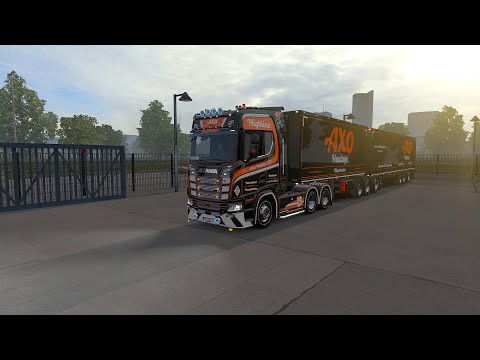 [ ETS2 1.33.2s Promods 2.32 Map Combo ] Axo Haulage Combo Skinpack B-Double