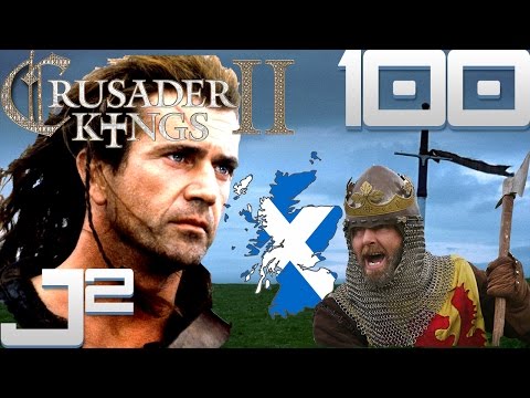 Crusader Kings 2 Scotland - Mental Breakdown - Part 100 Gameplay