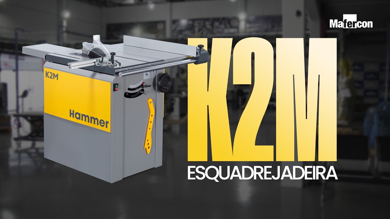 Vídeo do produto Esquadrejadeira de Precisão Hammer K2S