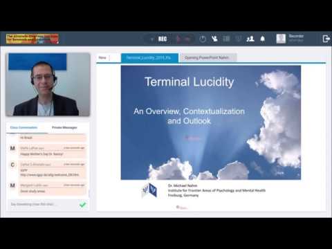 On Terminal Lucidity presented by Dr Michael Nahm for ParaMOOC2019