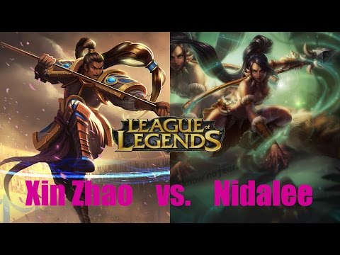 XIN ZHAO VS. NIDALEE -LEAGUE OF LEGENDS- FULL GAMEPLAY