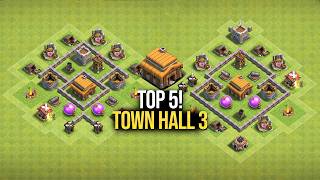 Th3 Most Powerful Top 5 Bases 2026 (With copy link ) | Th3 best base layouts | TH3 Base