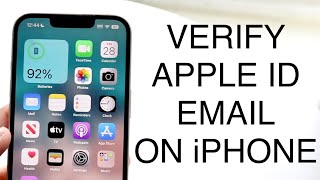 How To Verify Apple ID Email Address On iPhone! (2023)