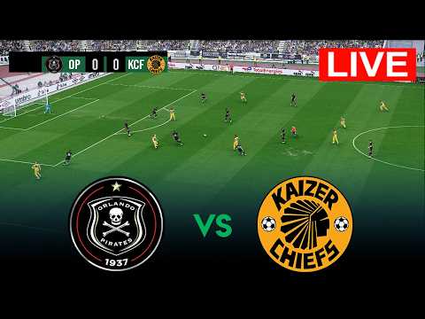 ORLANDO PIRATES vs KAIZER CHIEFS - Betway Premiership 2026 | Match Today | Simulation PES