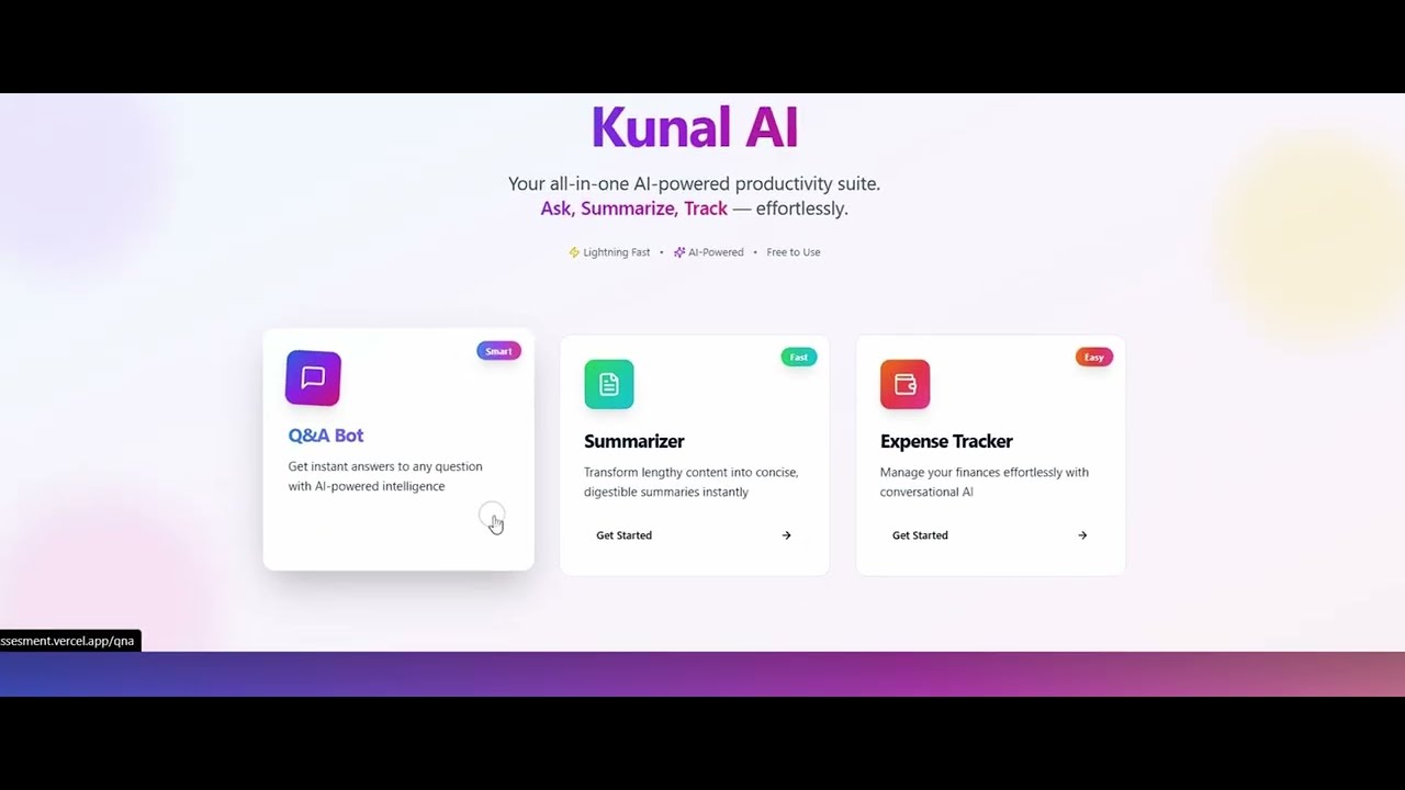 Kunal AI Demo