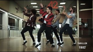 The Evolution of Michael Jacksons Dance By Ricardo Walkers Crew Video