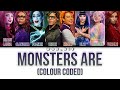 Monsters Are By Monster High Movie 2 (Colour Coded)