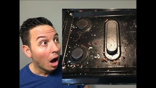 How To Clean a Gas Stove Top With 1 Magical Cleaner!