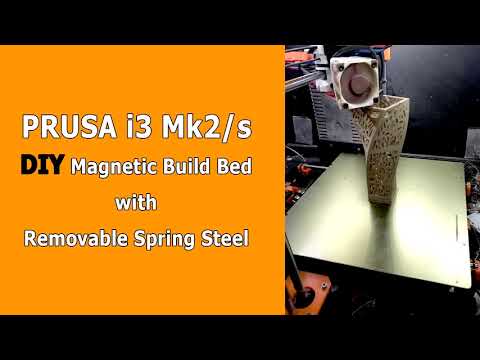 DIY Removable Magnetic Bed for Prusa Mk2