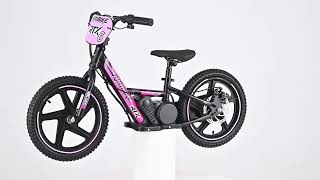Children's electric balancer RIRIBIKE RTX6 24V (16"), pink, Lithium battery, 250W motor, Disc brake,