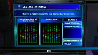 CSI: Hard Evidence Xbox 360 Gameplay and Glitch