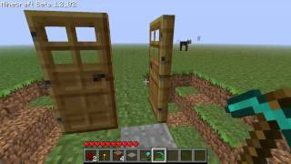 Minecraft: Quick Double Doors