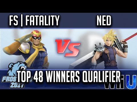 Frostbite 2017 TOP 48 WINNERS QUALIFIER - FS | Fatality (Captain Falcon) vs Ned (Cloud)