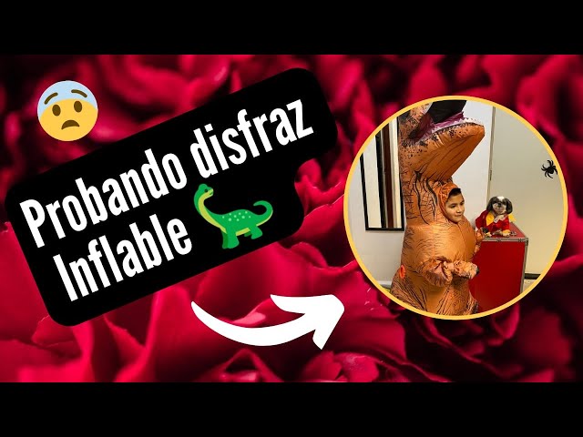 Vídeo relacionado con AOOWU Disfraz Dinosaurio Adulto Hinchable, Disfraz Hinchable Adulto con Sistema Inflable, Disfraz Halloween Hombre y Mujer para Cosplay Cumpleaños Navidad Carnaval Fiesta, Color Naranja