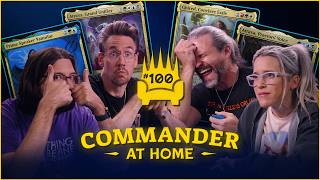 Ben Brode and Spencer Crittenden play Epic Rap Battles of MTG...in EPISODE 100! | Commander at Home