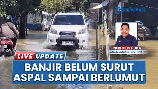 Banjir di Kabupaten Banjar Belum Surut Sepenuhnya, Luapan Sungai Martapura Masih Genangi Ruas Jalan
