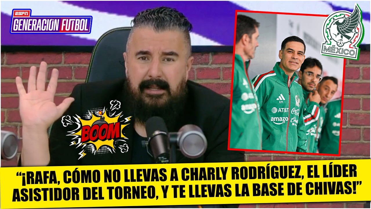 Álvaro SORPRENDIDO: NO CONVOCAN a CHARLY RODRÍGUEZ al TRI y llevan la base de CHIVAS | Generación F