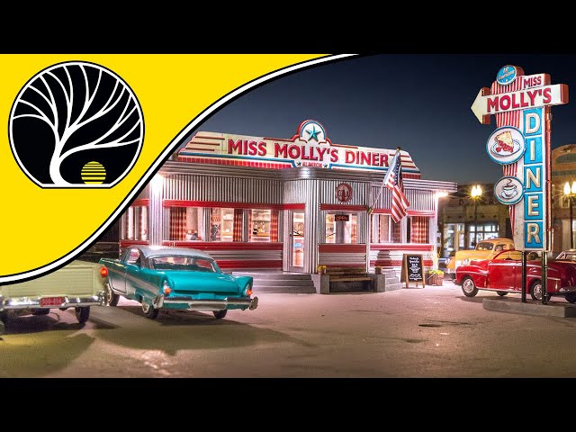 Miss Molly’s Diner – N, HO, O Scale | Built-&-Ready® Video