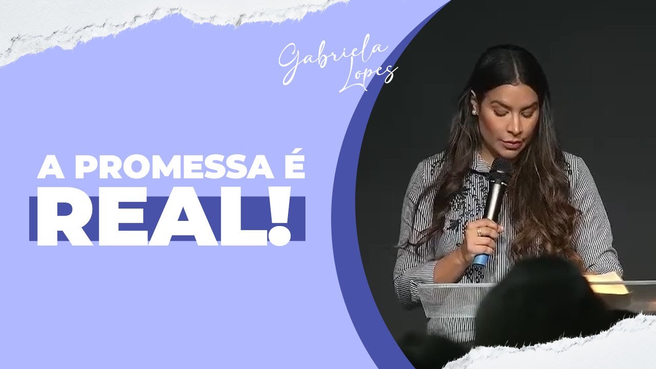 PARA DE DESCONFIAR. A PROMESSA É REAL! - Gabriela Lopes #pregação