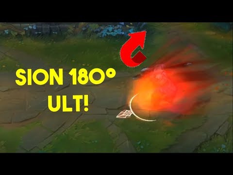 Sion doing 180° turn during ult?