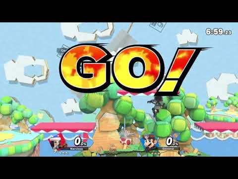 Narcissa (Mii Swordfighter) vs WonderfulGeneral (Dr. Mario)