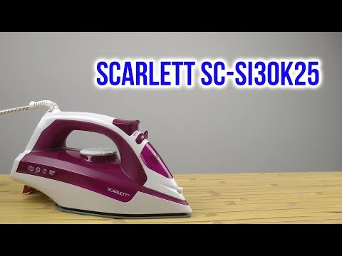 Утюг Scarlett SC-SI30K25 фиолетовый - Видео