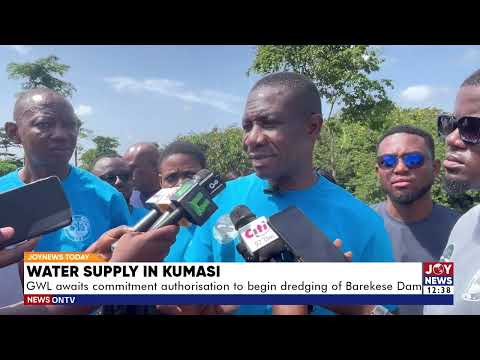 Water supply in Kumasi: GWL awaits commitment authorisation to begin dredging of Barekeses Dam.
