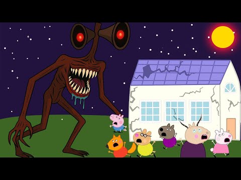 Siren Head Attacks Peppa Pig Family  - Last Night For Peppa ?? | Peppa Pig Funny Animation
